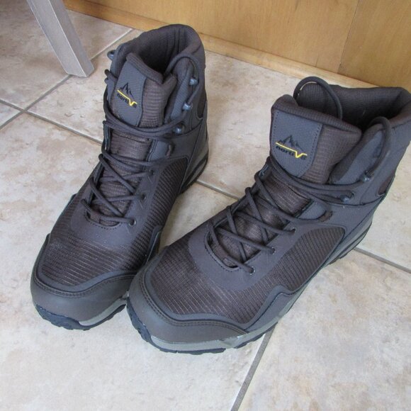 Nortiv 8 Men\'s Hiking Trail Boots Like New Size 13 Lace up Gray Black main image 8